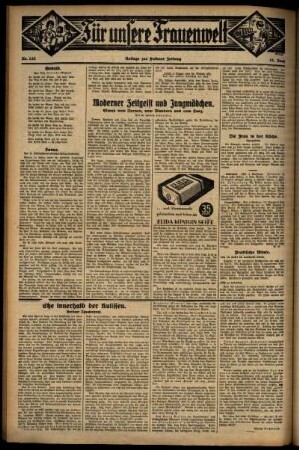 Zweite Ausgabe vom Donnerstag, den 11. Juni 1931.