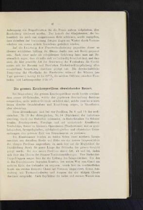 Die grossen Krankenpavillons abweichender Bauart.