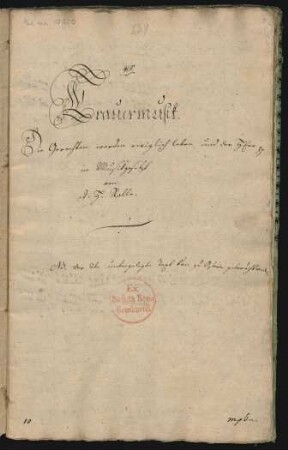 Die Gerechten werden ewiglich leben; V (3), Coro, orch; WacR V:20