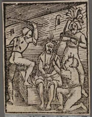 5 Blätter aus: Passion Christi 2) no. 3 - K