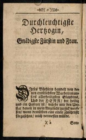 1v-1v, Dedicatio.