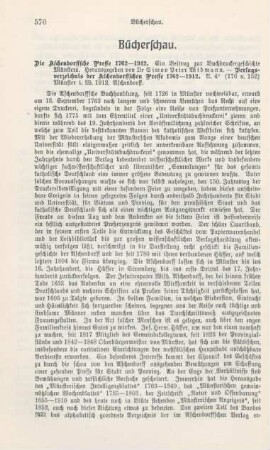 570-590 Bücherschau