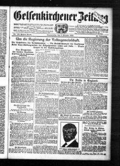 Gelsenkirchener Zeitung. 1902-1940