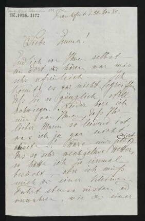 Brief an Emma Brandes : 30.11.1884