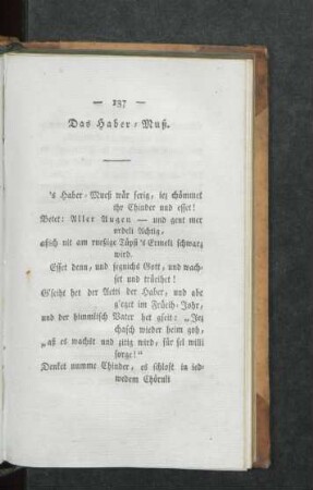 Das Haber-Muß