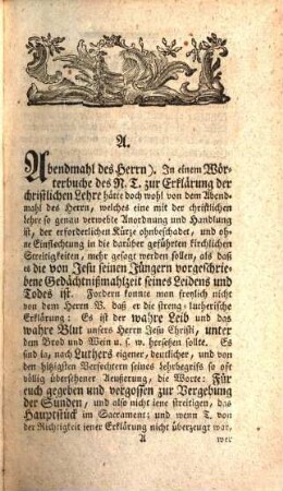 Zur Beförderung des nützlichen Gebrauches des Wilhelm Abraham Tellerischen Wörterbuchs des neuen Testaments, 1. A - F