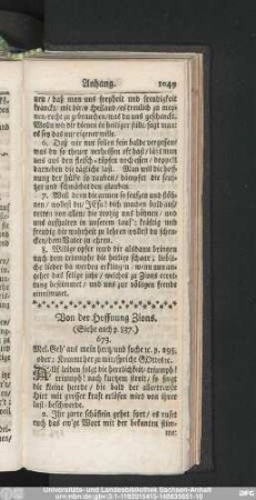 Von der Hoffnung Zions.