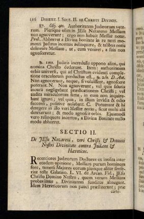 116-206, Sectio II