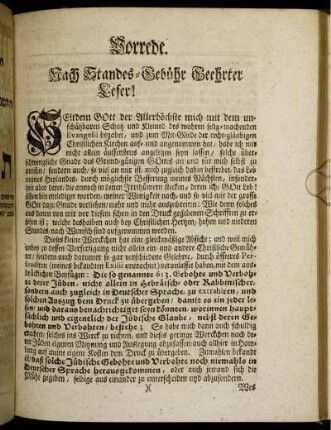 Vorrede. Nach Standes-Gebühr Geehrter Leser!