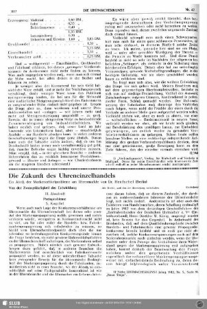 Die Zukunft des Uhreneinzelhandels (Fortsetzung)