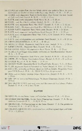 Kupfer (Nr. 389-412)