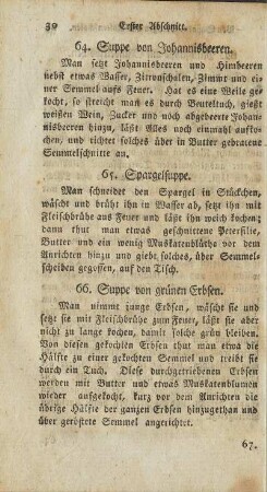 66. Suppe von grünen Erbsen