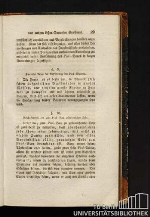§ 10 Beschaffenheit der zum Pisé-Bau erforderlichen Erde