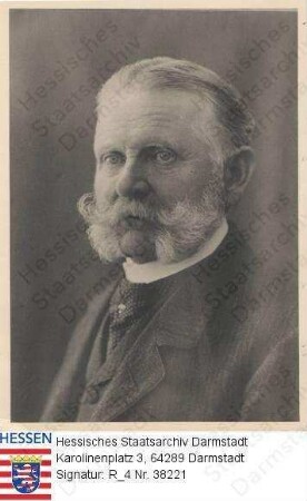 Tiedemann, Heinrich v. (1843-1922) / Porträt, Brustbild