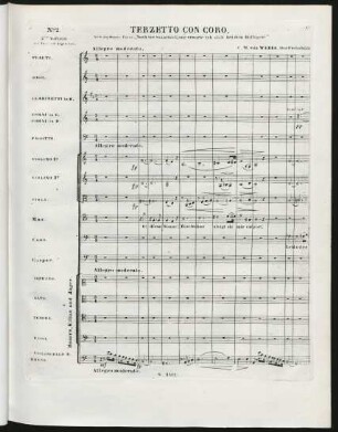 No. 2. Terzetto con Coro: Oh! diese Sonne