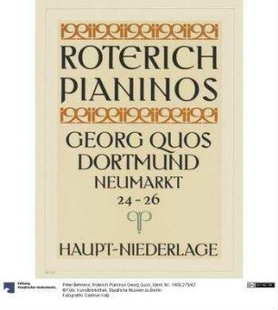 Roterich Pianinos Georg Quos