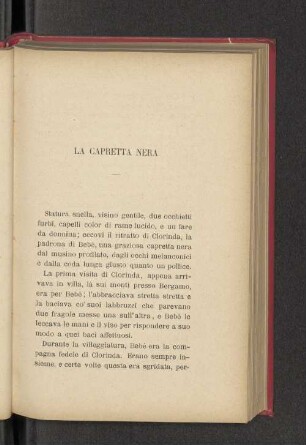 La capretta nera
