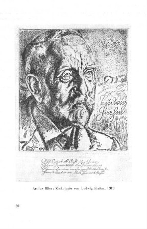 Arthur Illies: Zinkotypie von Ludwig Frahm, 1919
