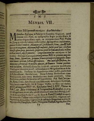 Mensis. VII.