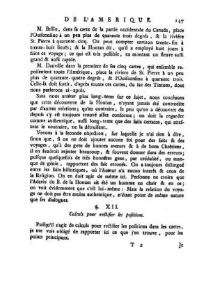 § XII. Calculs pour rectifier les positions