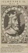 Bildnis des Clotaire II., König des Fränkischen Reiches