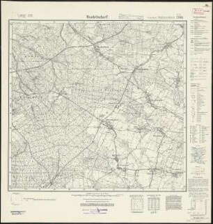 Meßtischblatt 2709 : Rudelsdorf, 1938 : Rudelsdorf. - Hrsg. 1887, bericht. 1928, gedr. [19]38. - 1:25000. - [Berlin]: Reichsamt für Landesaufnahme, 1938. - 1 Kt.