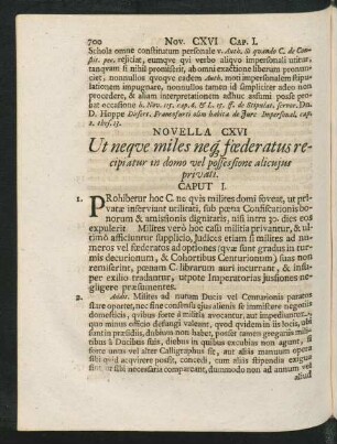 Novella CXVI - Nov. CXX.