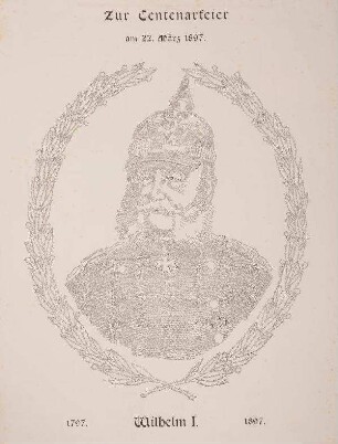Bildnis von Wilhelm I. (1797-1888), Deutscher Kaiser und König von Preußen
