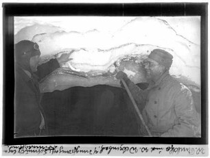 Wilhelm Paulcke und Wilhelm Welzenbach am Jungfraujoch