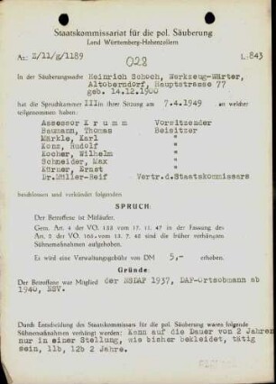 Schoch, Heinrich