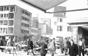 Stuttgart: Umbau am Marktplatz, Blick zum Mittnachtbau