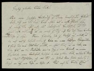 Nr. 29: Brief von Gottliebe Richter an ihren Bruder Karl Otfried Müller, Ohne Ort, ohne Datum