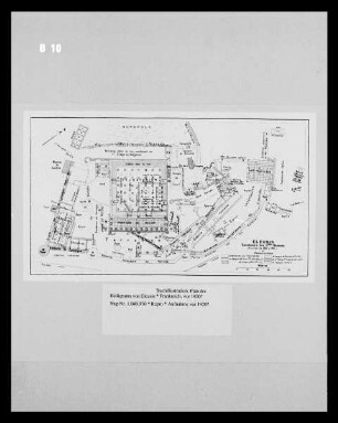 Buchillustration: Plan des Heiligtums von Eleusis
