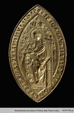 Siegelstempel der Äbtissin des Klosters del Paradiso bei Florenz