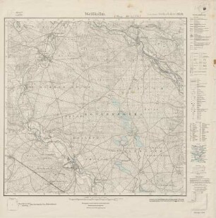 4552 (alte Nr.: 2620) Weißkollm, Meßtischblatt (4cm - Karte)