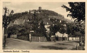 Postkartenalbum mit Motiven von Durlach. "Karlsruhe-Durlach - Turmberg"