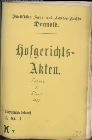 Kahren, Friedrich gegen Johann Düwel - Hauskauf