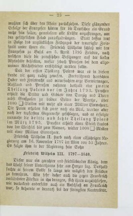 Friedrich Wilhelm III. 1797-1840