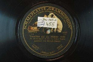 Verachtet mir die Meister nicht : aus "Meistersinger", III. Akt / von Richard Wagner