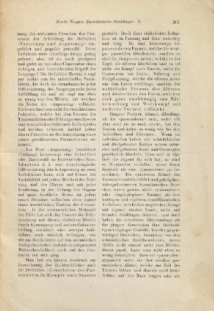 Darwinistische Streitfragen ; II : Separat-Abdruck aus Kosmos. VI. Jahrgang 1882