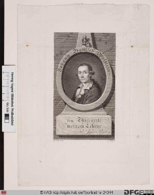 Bildnis Johann Gottlieb Wolstein