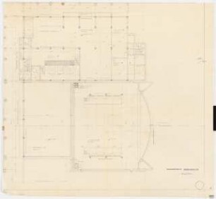Stadttheater, Bottrop: Grundriss Untergeschoss 1:50