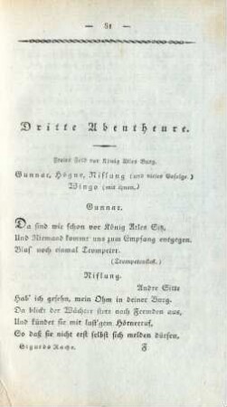 Dritte Abentheure
