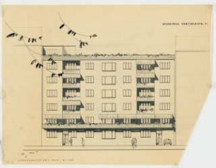 Wohnhaus Xantener Straße 21, Berlin-Wilmersdorf: Ansicht 1:100
