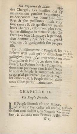 Chapitre II. De peuple Siamois