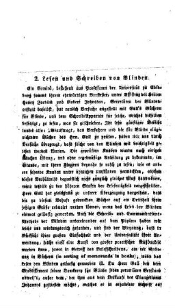 Lesen und Schreiben von Blinden