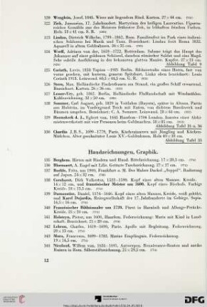 Handzeichnungen, Graphik (Nr. 135-192)