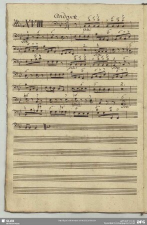 18. Anonymus, Andante, B-Dur