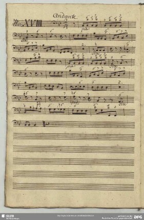 18. Anonymus, Andante, B-Dur