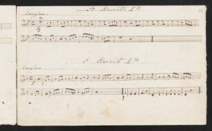 B Clarinetto II, C Clarinetto II